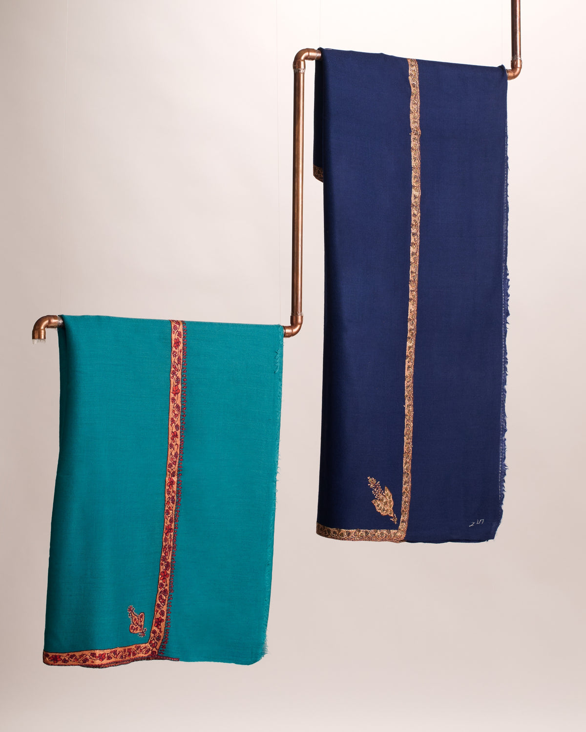 Hashi Mini - Cashmina Small Hashi Border Shawl
