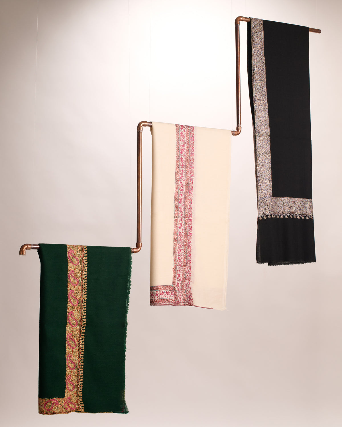 Cashmina Royal - Cashmina Double Hashi Border Shawl