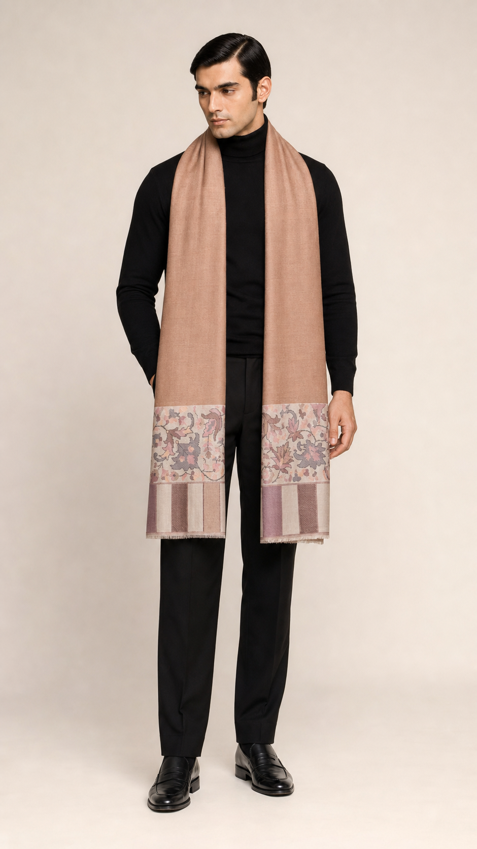 Kani Crest - Kani Border Shawl