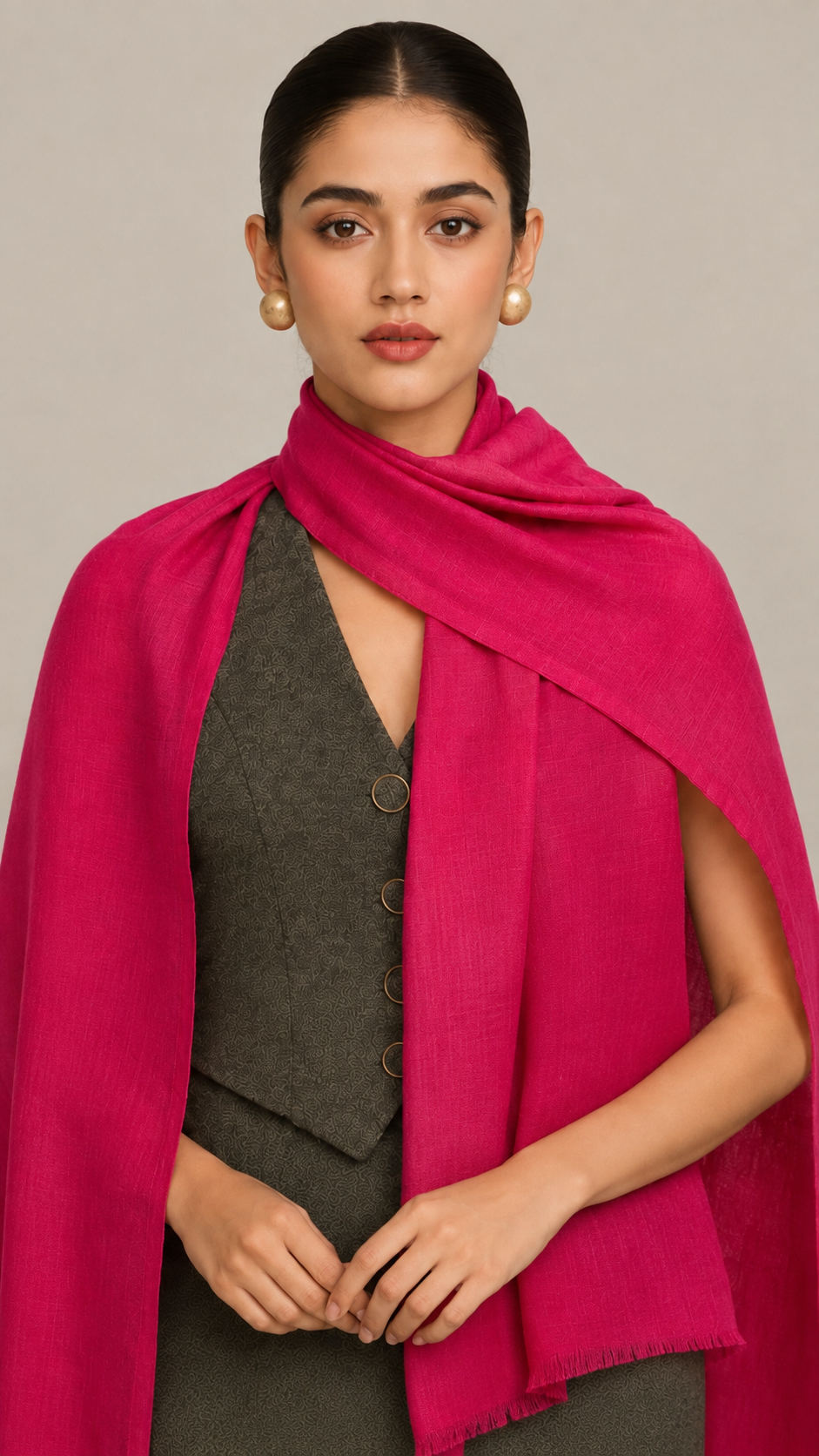Aurum Plain - Pure Wool Classic Shawl