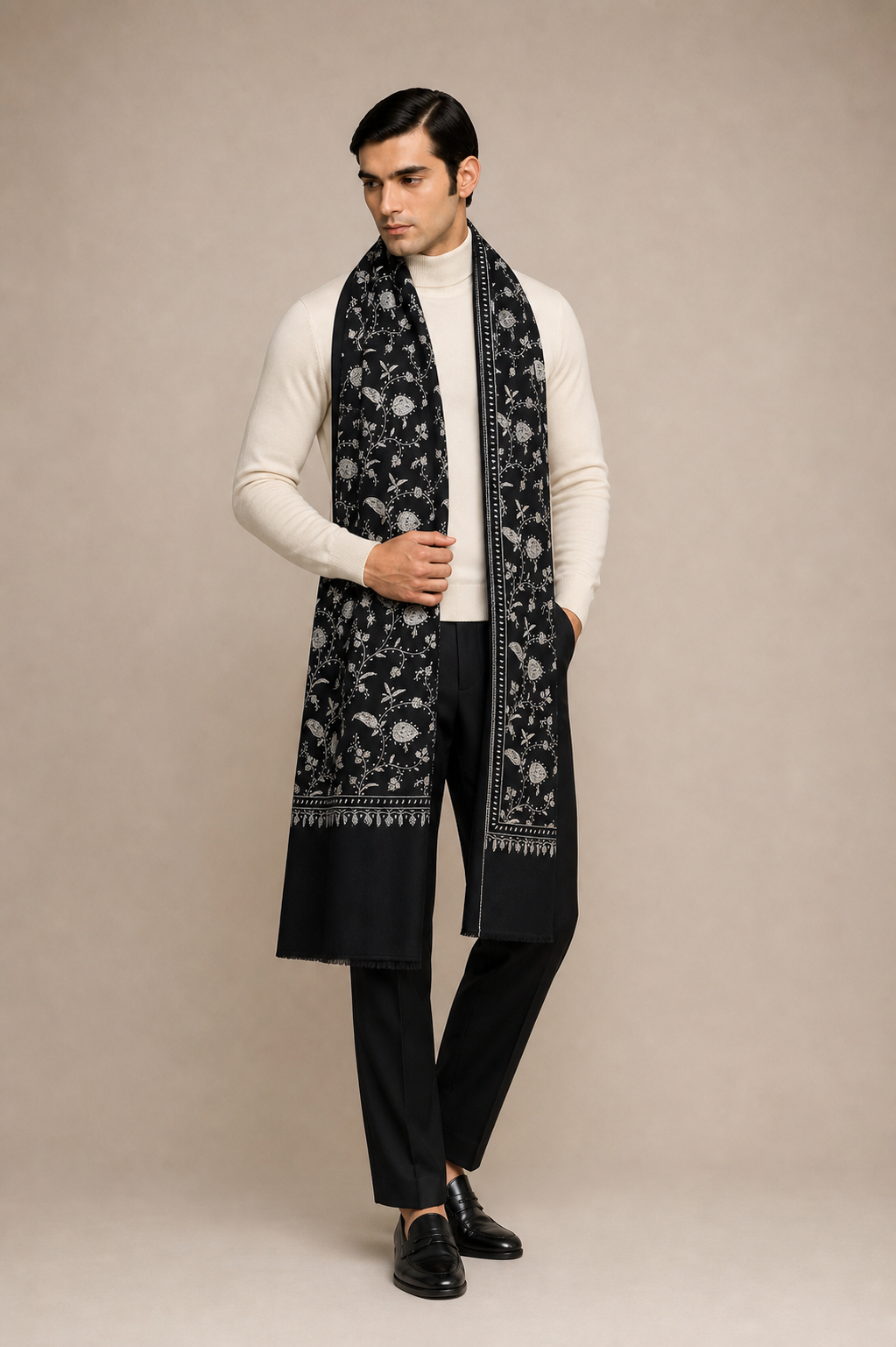 Cashmina All Over - Cashmina All Over Jali Shawl