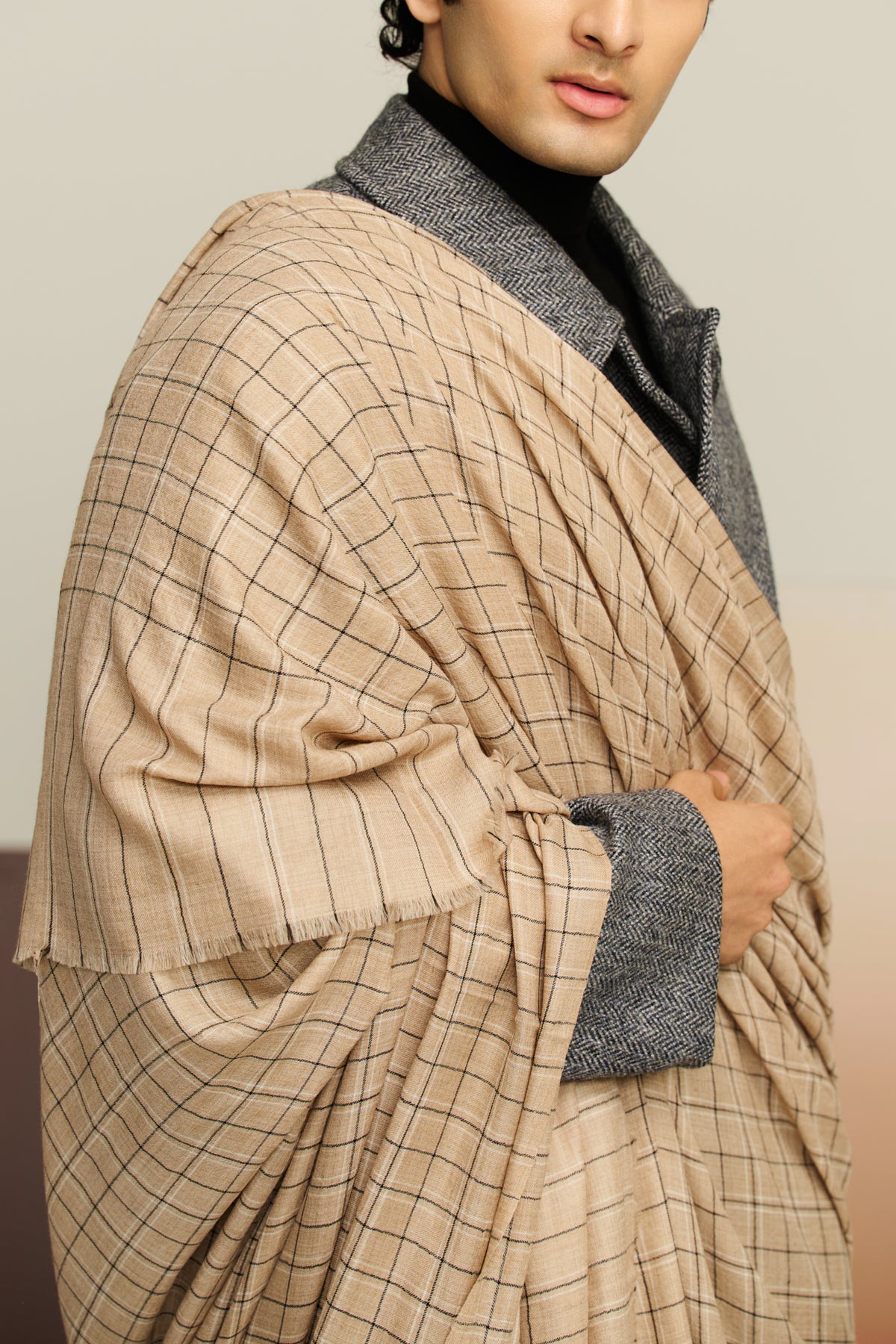 Checkmate - Classic Check Shawl