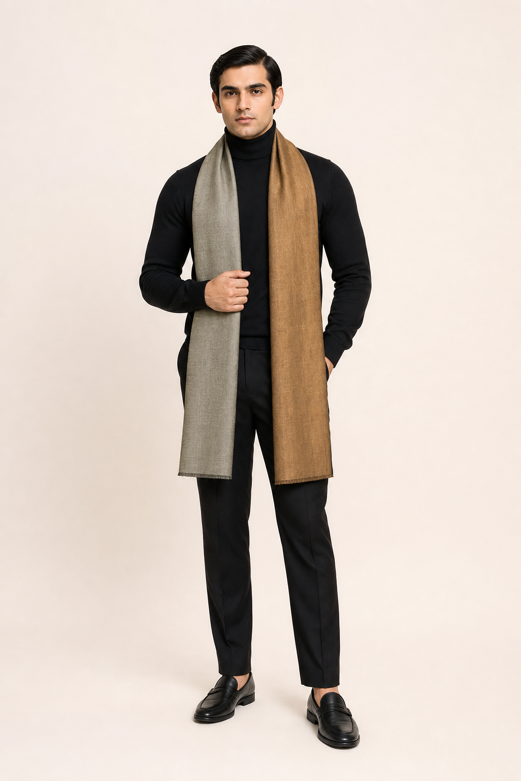 Zari Glow - Zari Reversible Stole