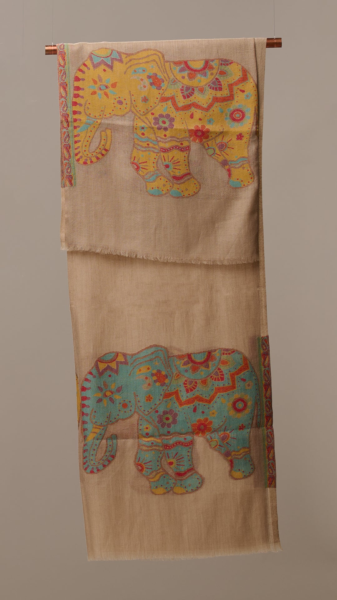 Elephant Line - Elephant Motif Stole
