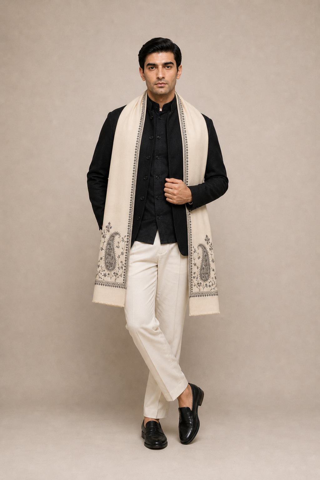 Cashmina Buti - Cashmina Palla Buti Shawl