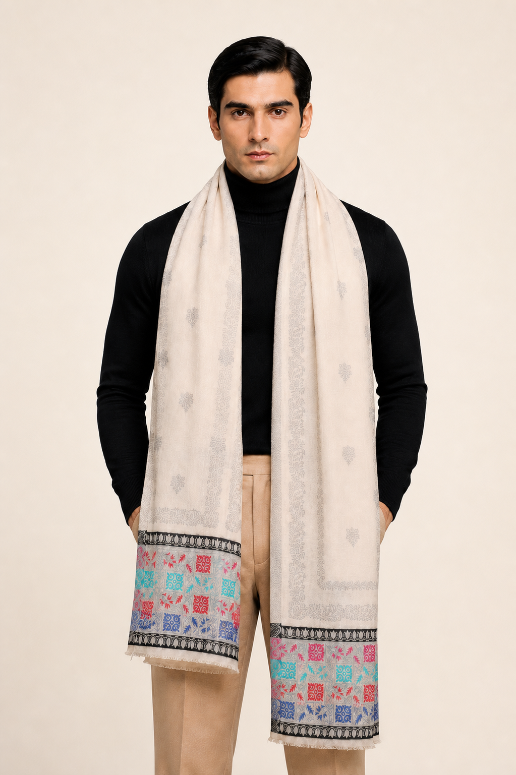 Chess Border - Chess Board Border Stole