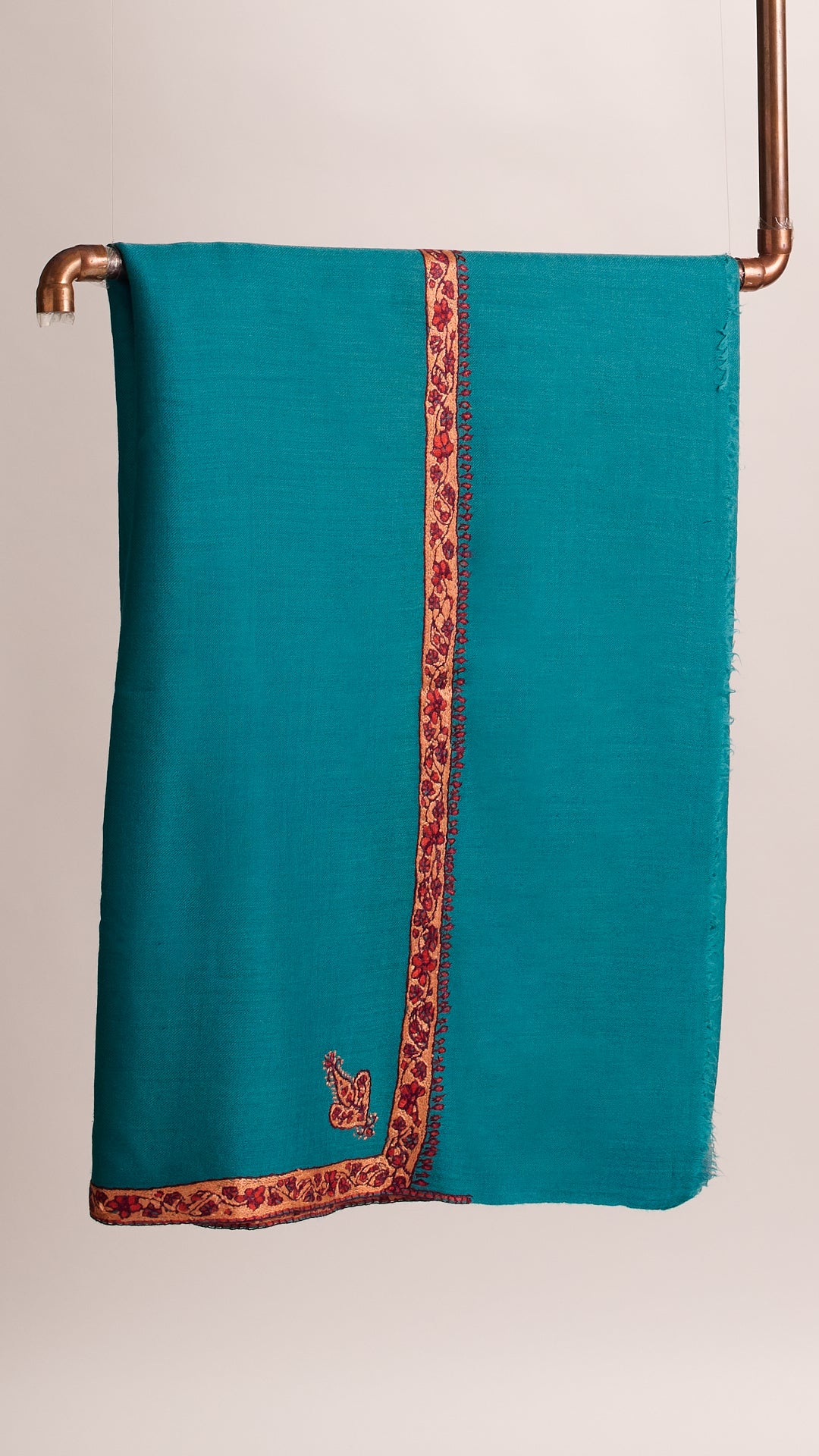 Hashi Mini - Cashmina Small Hashi Border Shawl