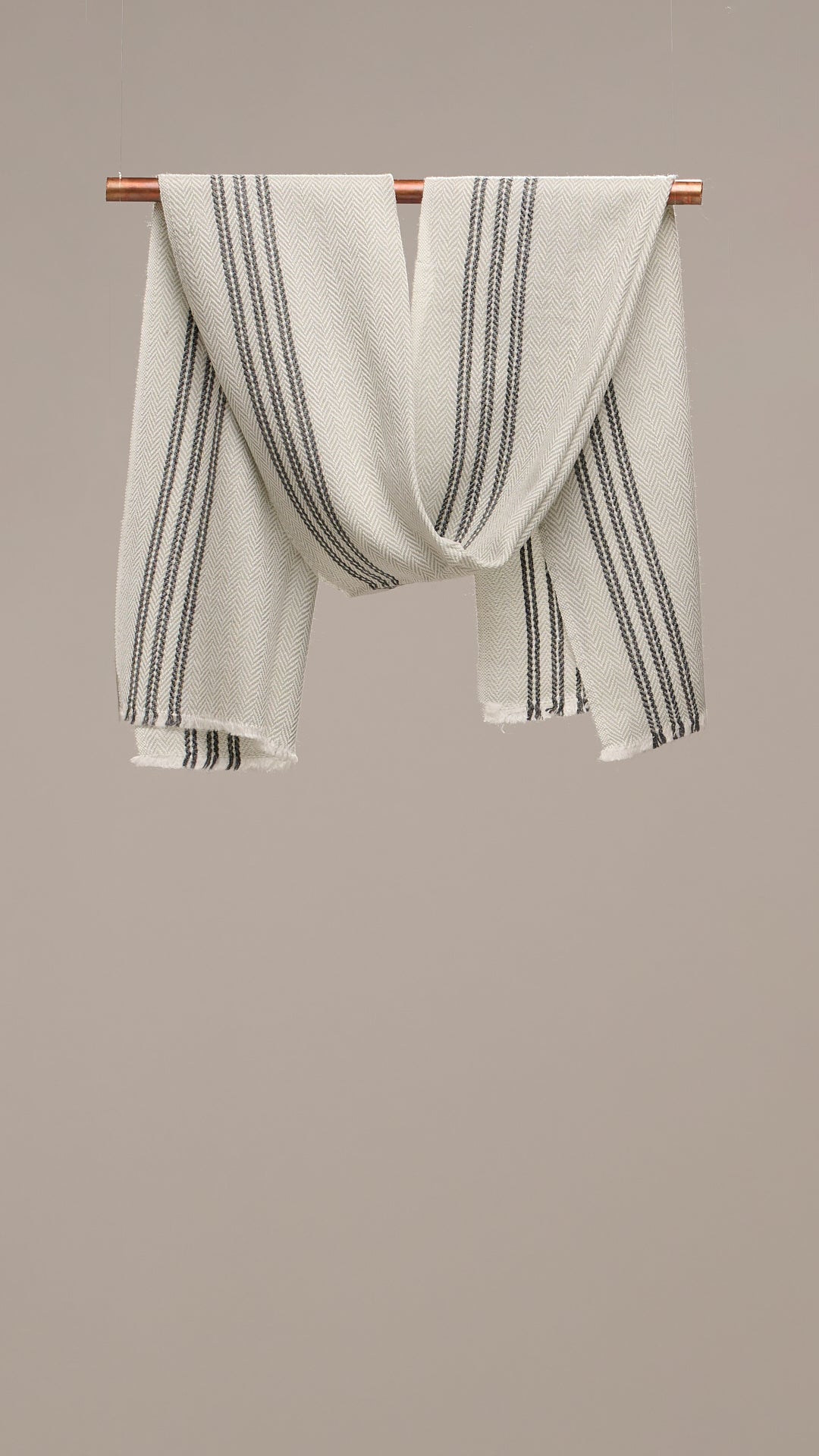 Chevron Core - Fine Wool Chevron Weave Muffler