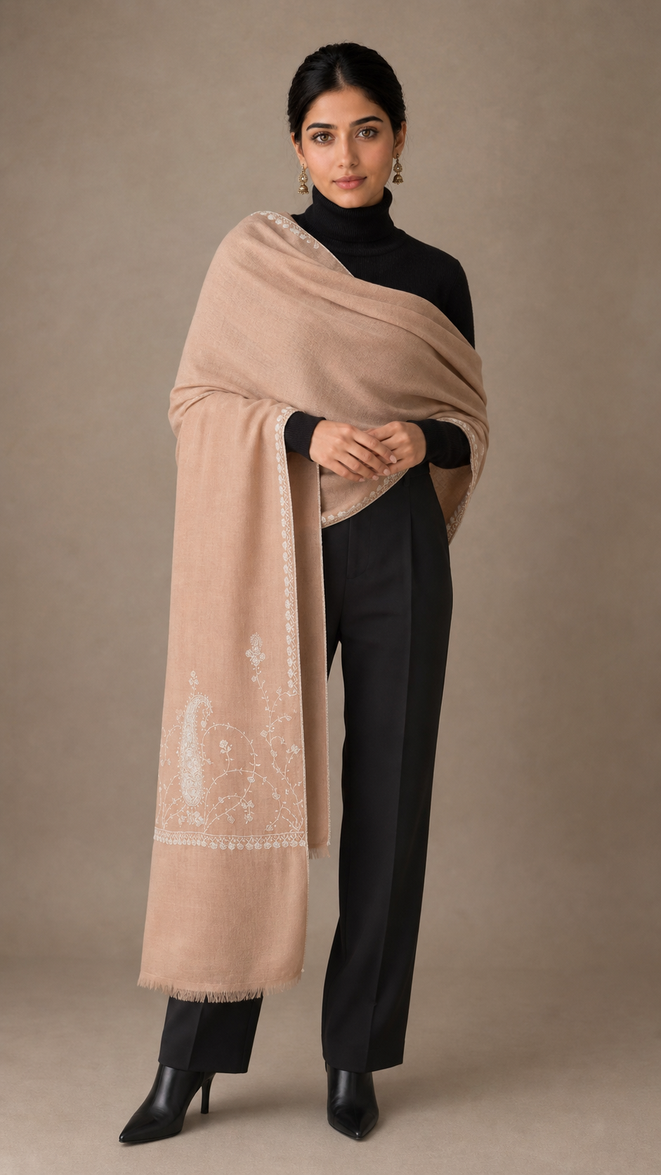 Cashmina Buti - Cashmina Palla Buti Shawl