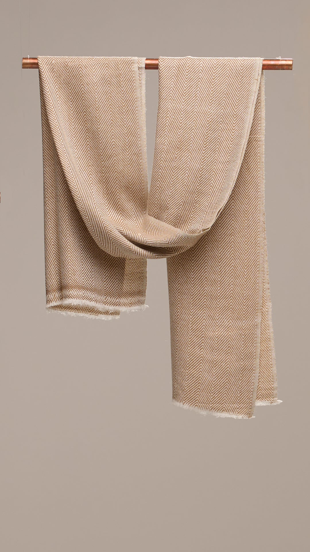 Chevron Core - Fine Wool Chevron Weave Muffler