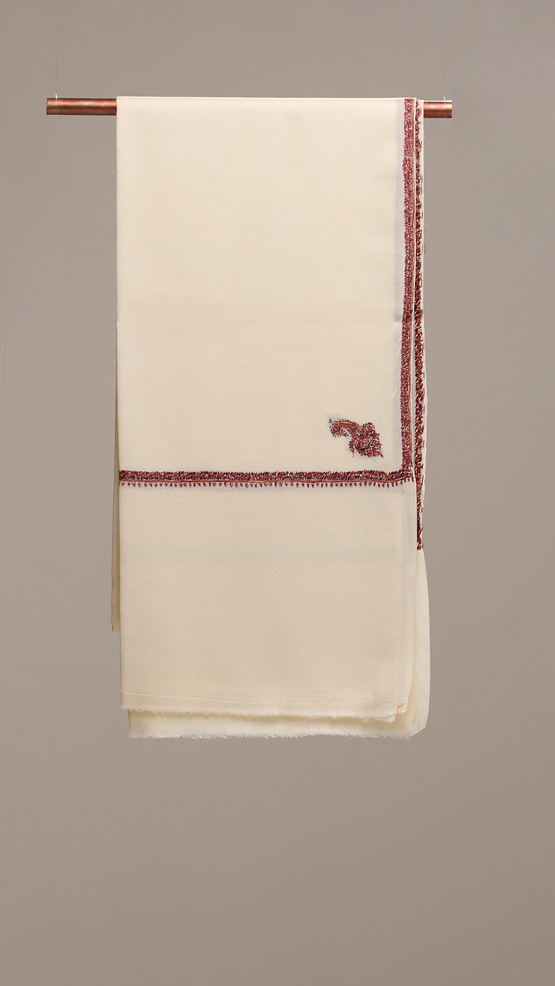 Hashi Sozi Noir - Sozni Embroidered Shawl