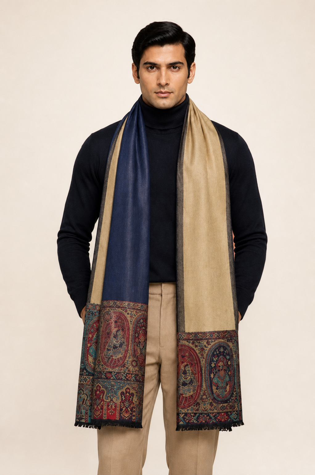 Royal Darbar - Royal Darbar Reversible Stole