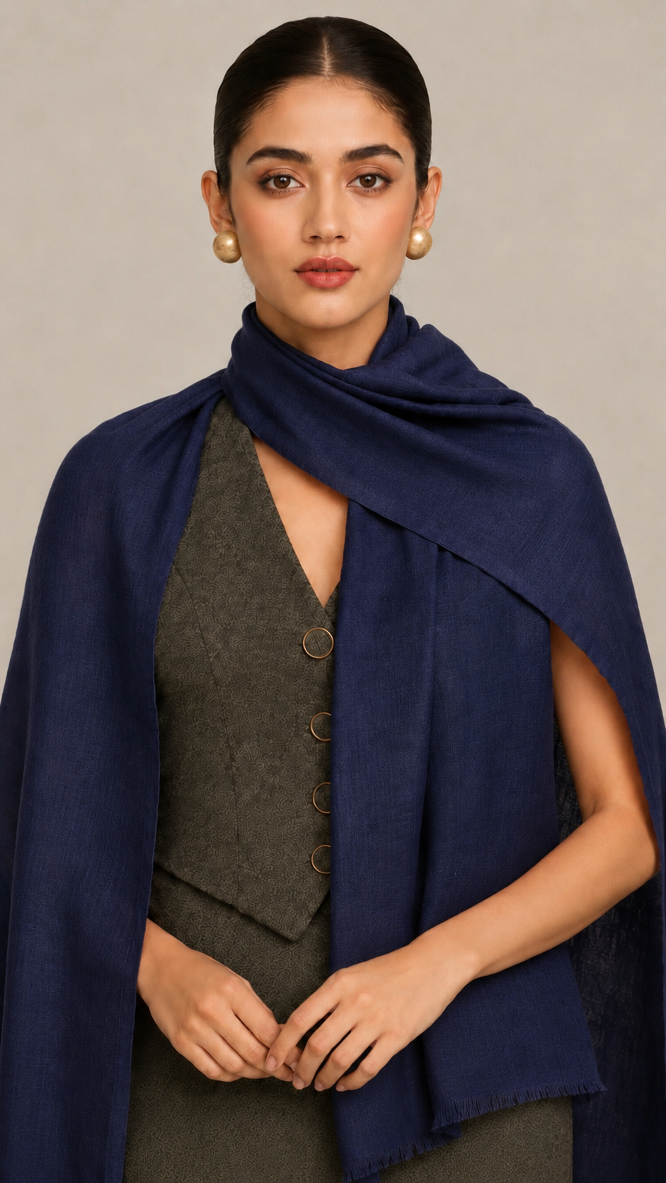 Aurum Plain - Pure Wool Classic Shawl