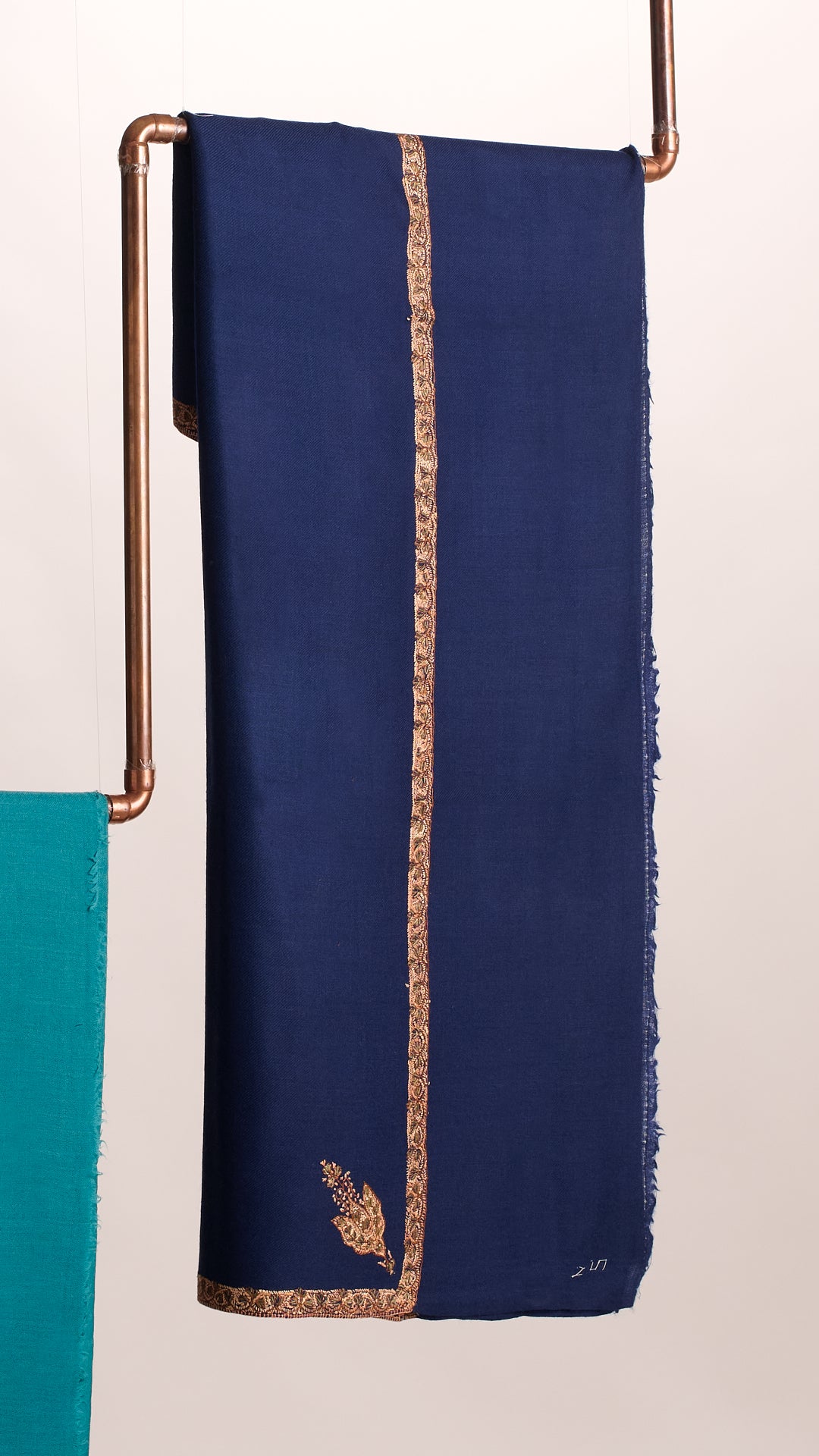 Hashi Mini - Cashmina Small Hashi Border Shawl