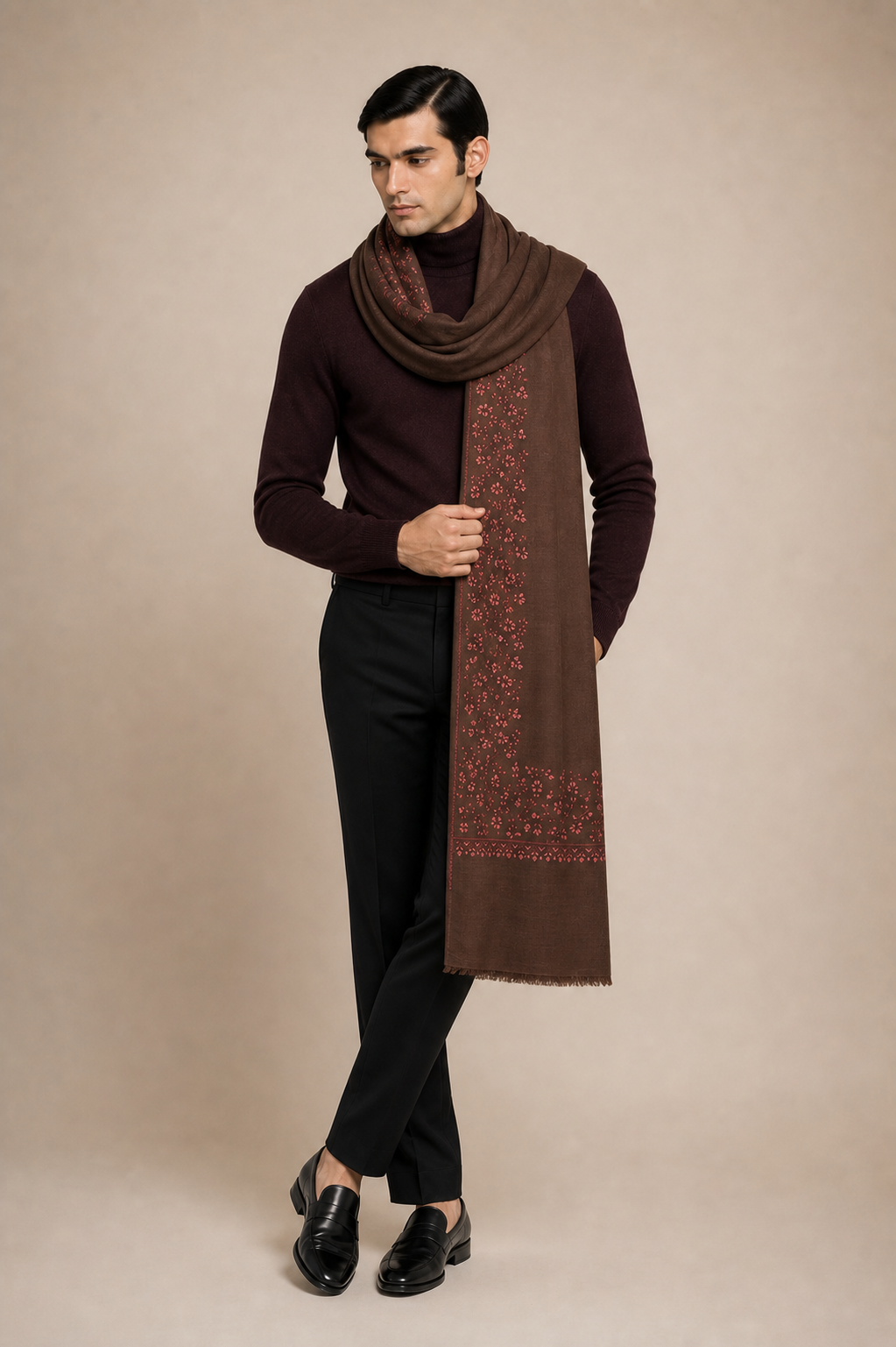 Cashmina Jali - Cashmina Jali Door Shawl