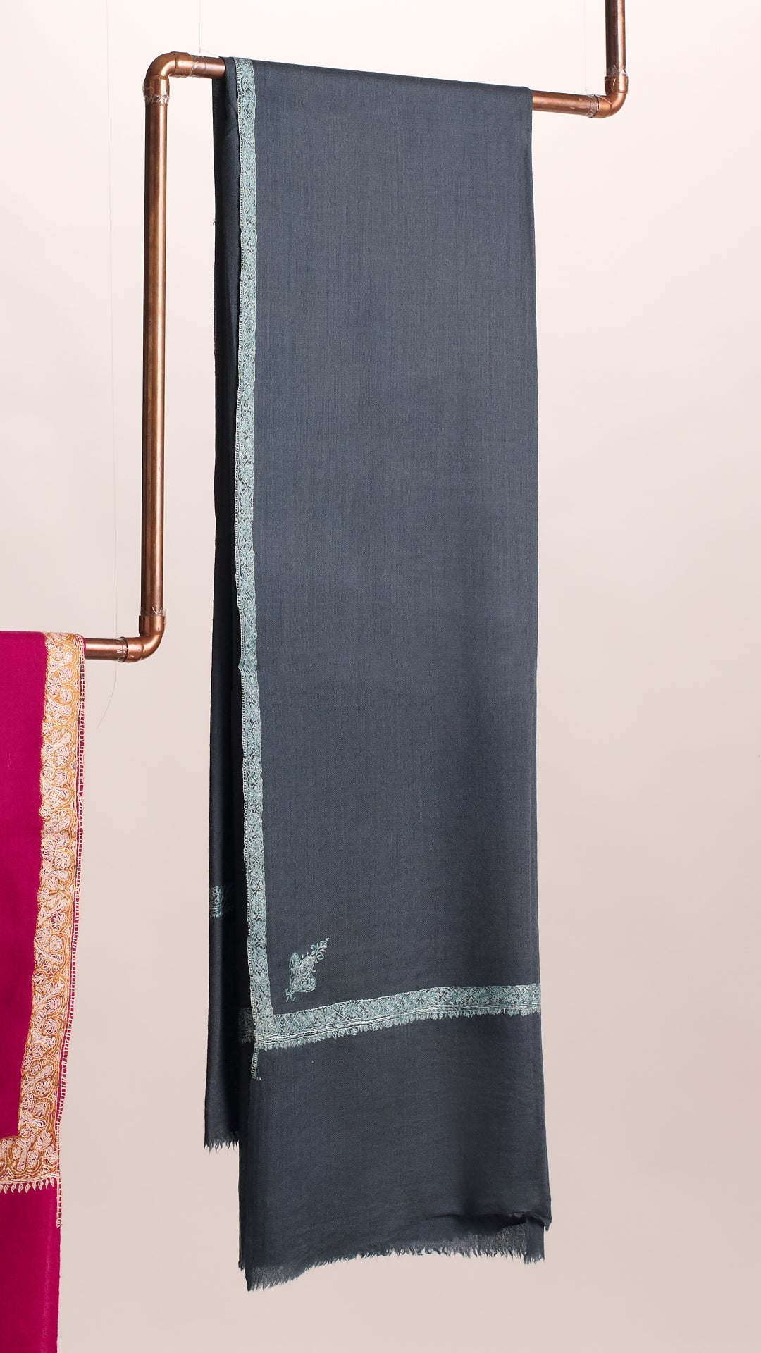 Hashi Grande - Cashmina Big Hashi Border Shawl