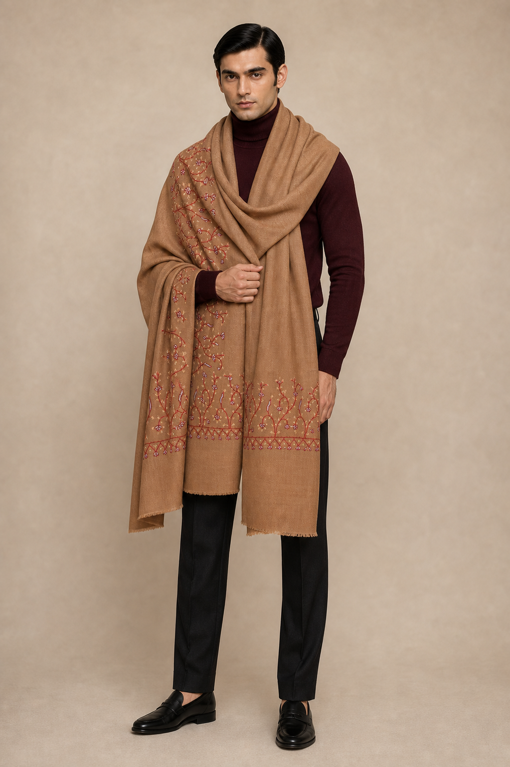 Cashmina Jali - Cashmina Jali Door Shawl
