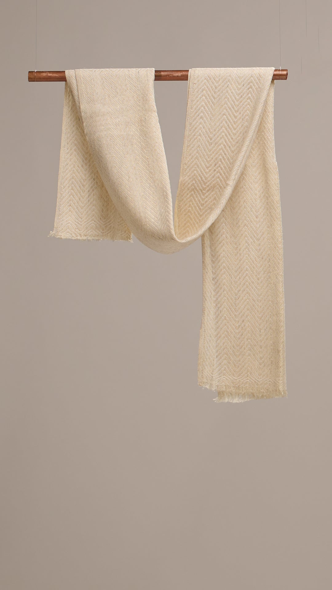 Chevron Core - Fine Wool Chevron Weave Muffler