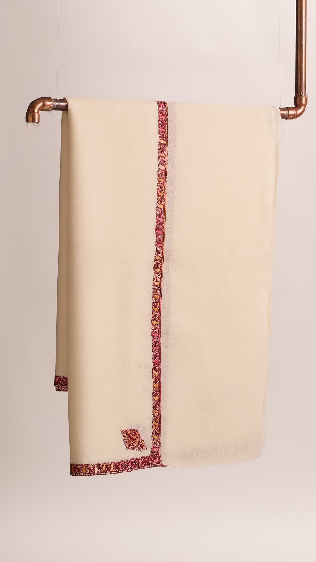 Hashi Mini - Cashmina Small Hashi Border Shawl