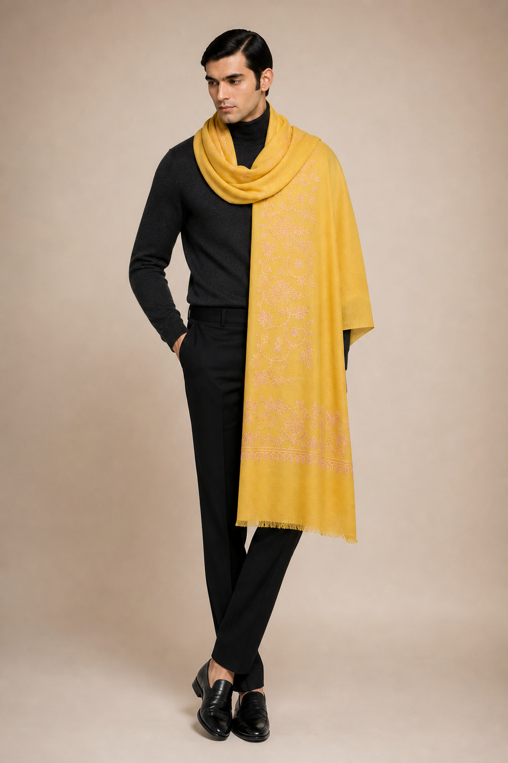 Cashmina Jali - Cashmina Jali Door Shawl