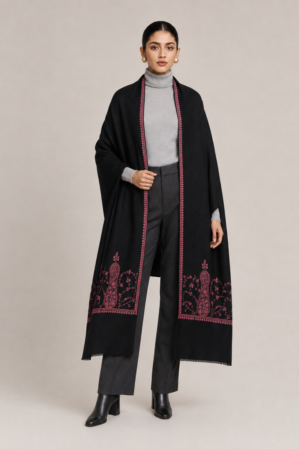 Cashmina Buti - Cashmina Palla Buti Shawl