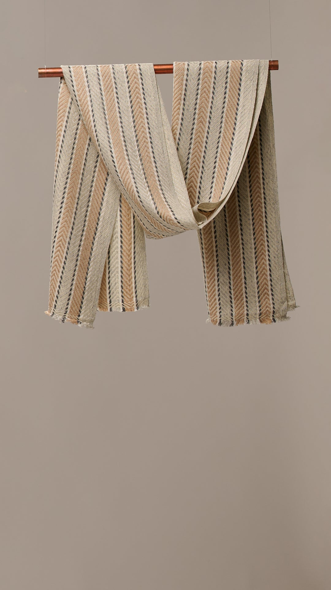 Chevron Core - Fine Wool Chevron Weave Muffler