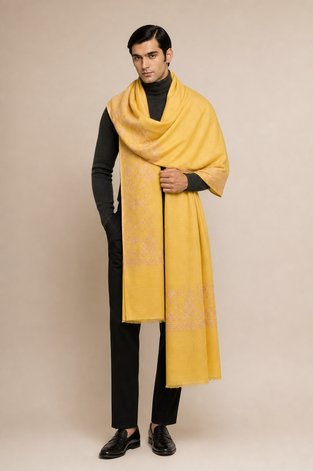 Cashmina Jali - Cashmina Jali Door Shawl