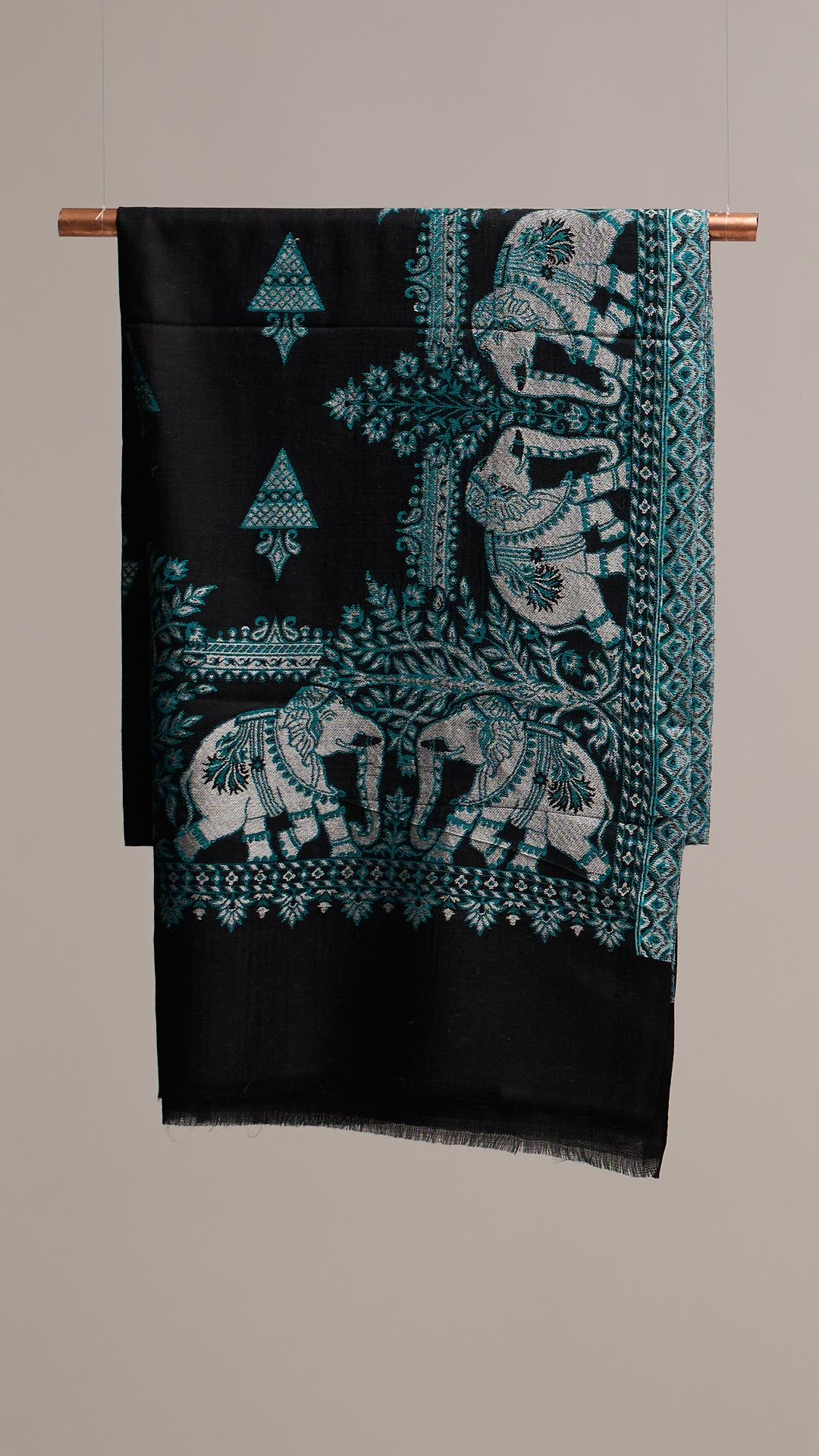 Elephant Trail - Elephant Border Stole
