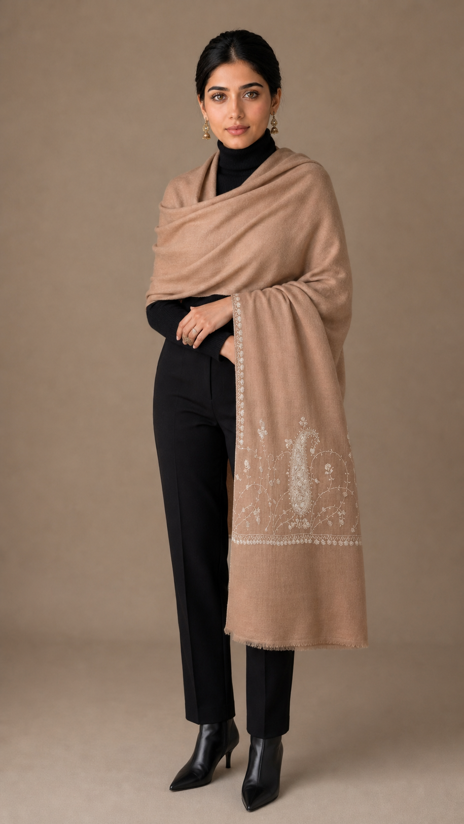 Cashmina Buti - Cashmina Palla Buti Shawl