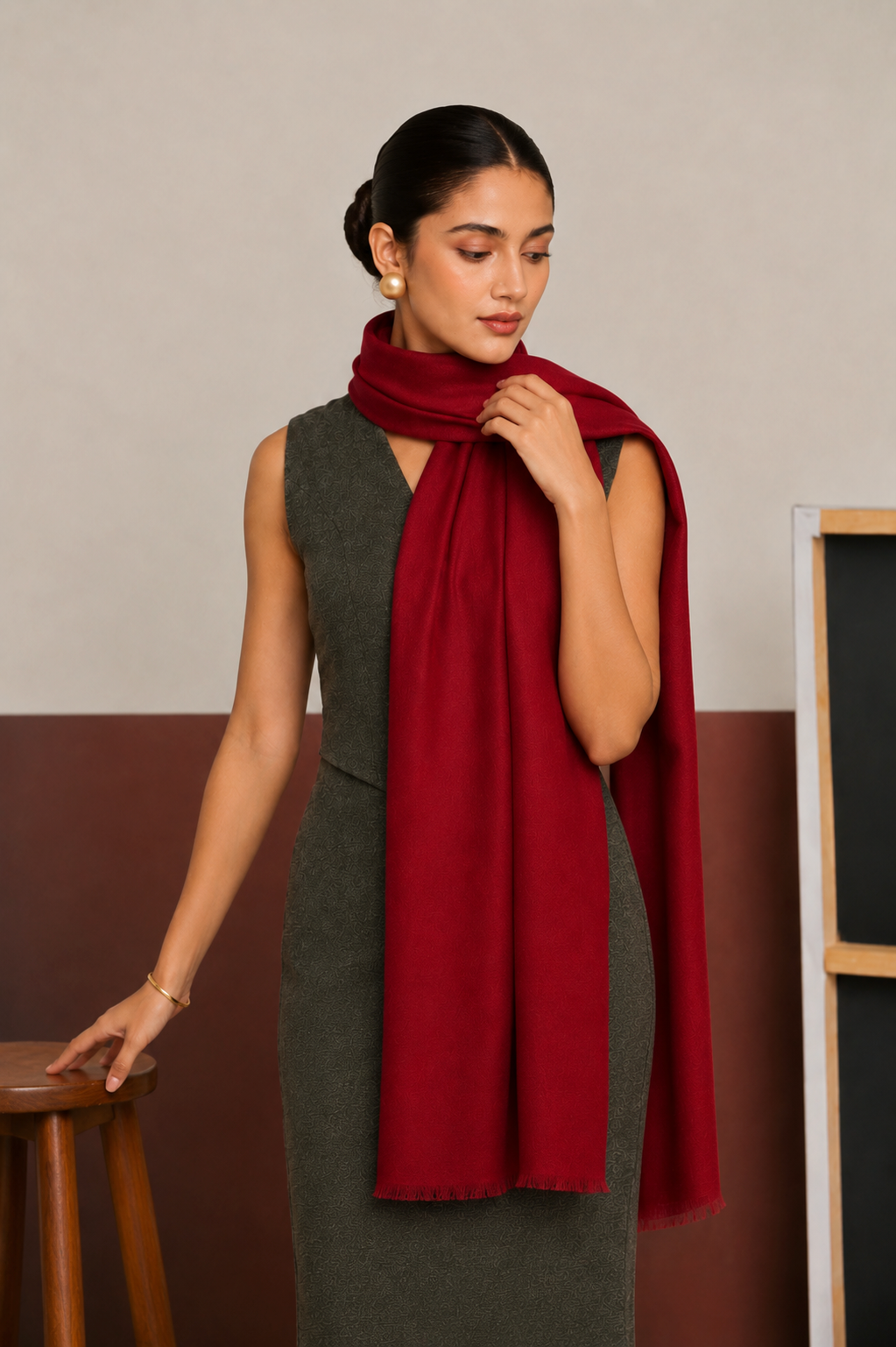 Aurum Plain - Pure Wool Classic Shawl