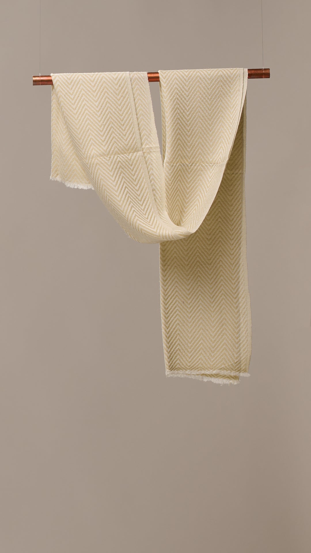 Chevron Core - Fine Wool Chevron Weave Muffler
