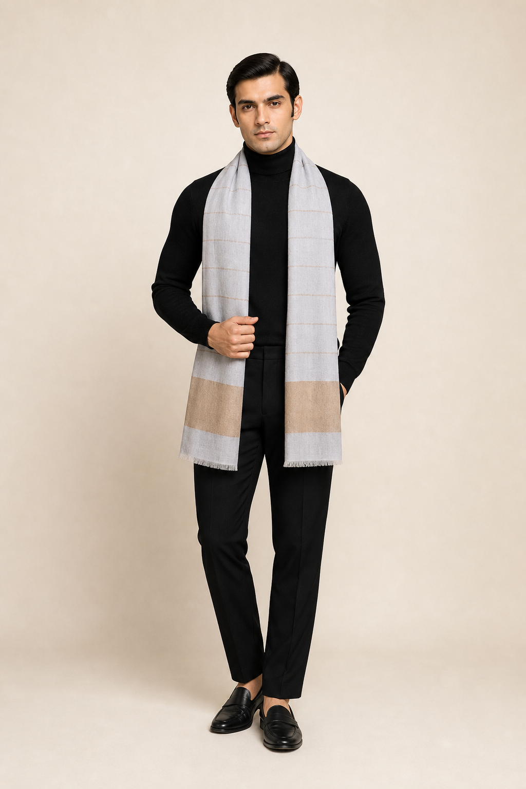 Elegant Palla - Self Palla Stole
