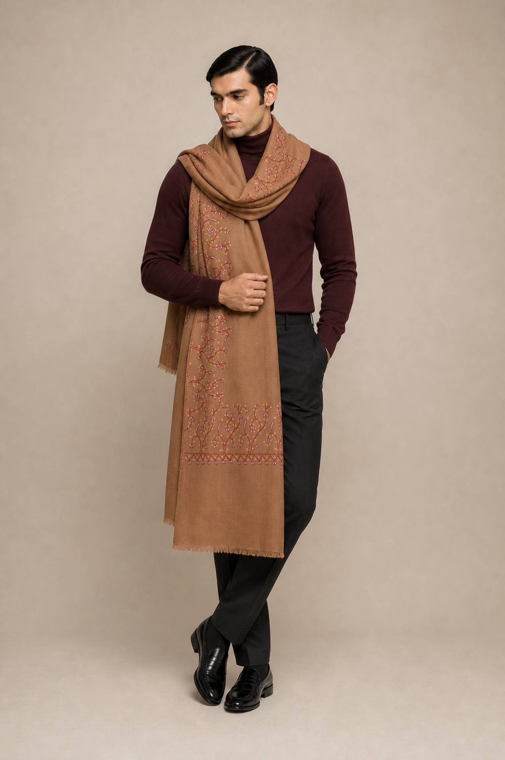 Cashmina Jali - Cashmina Jali Door Shawl