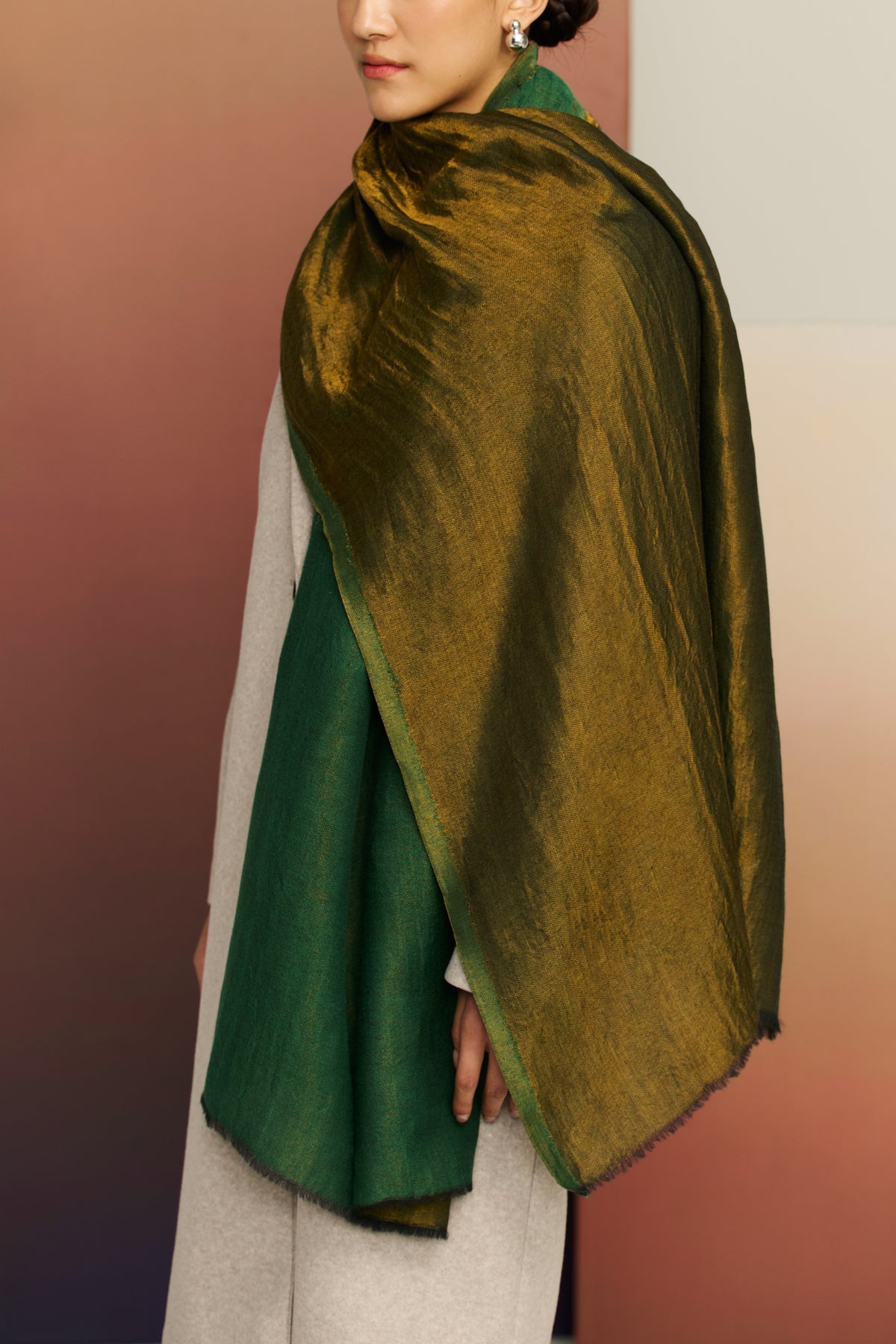 Zari Glow - Zari Reversible Stole
