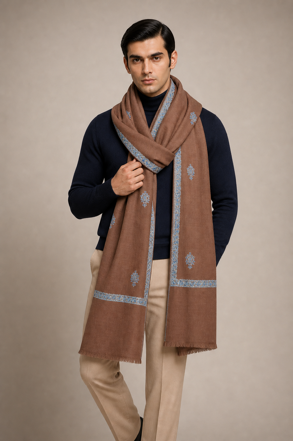 Cashmina Hashi - Cashmina Hashi Buti Shawl