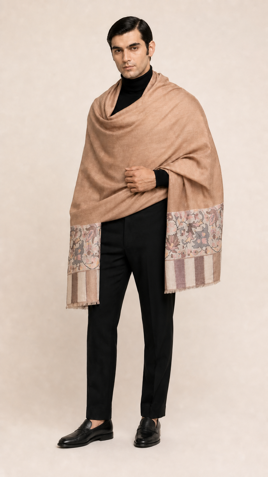 Kani Crest - Kani Border Shawl