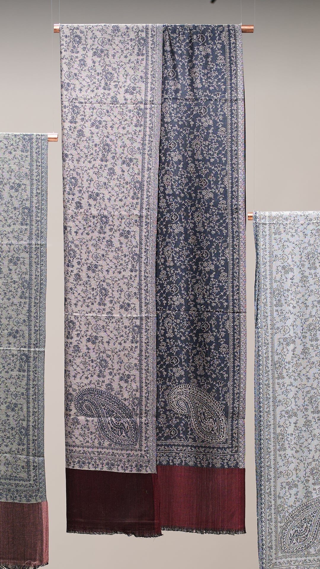 Jaal - Fine Jali Weave Reversible Stole