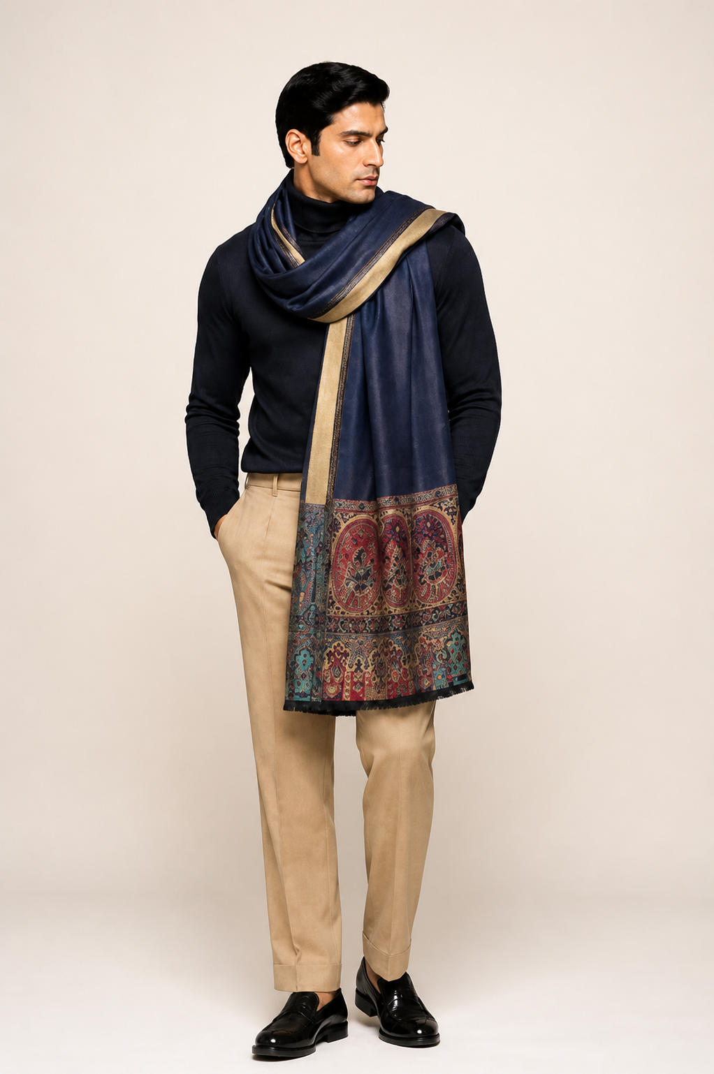 Royal Darbar - Royal Darbar Reversible Stole