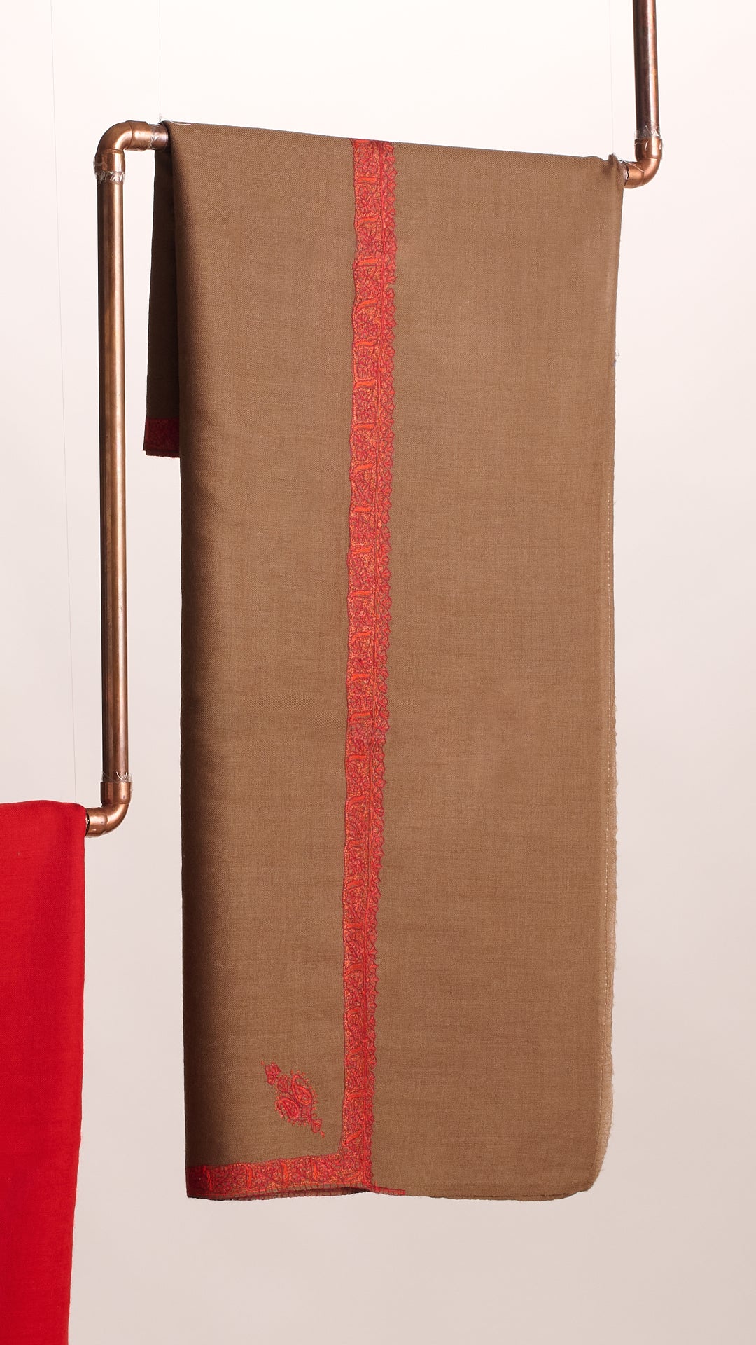 Hashi Grande - Cashmina Big Hashi Border Shawl