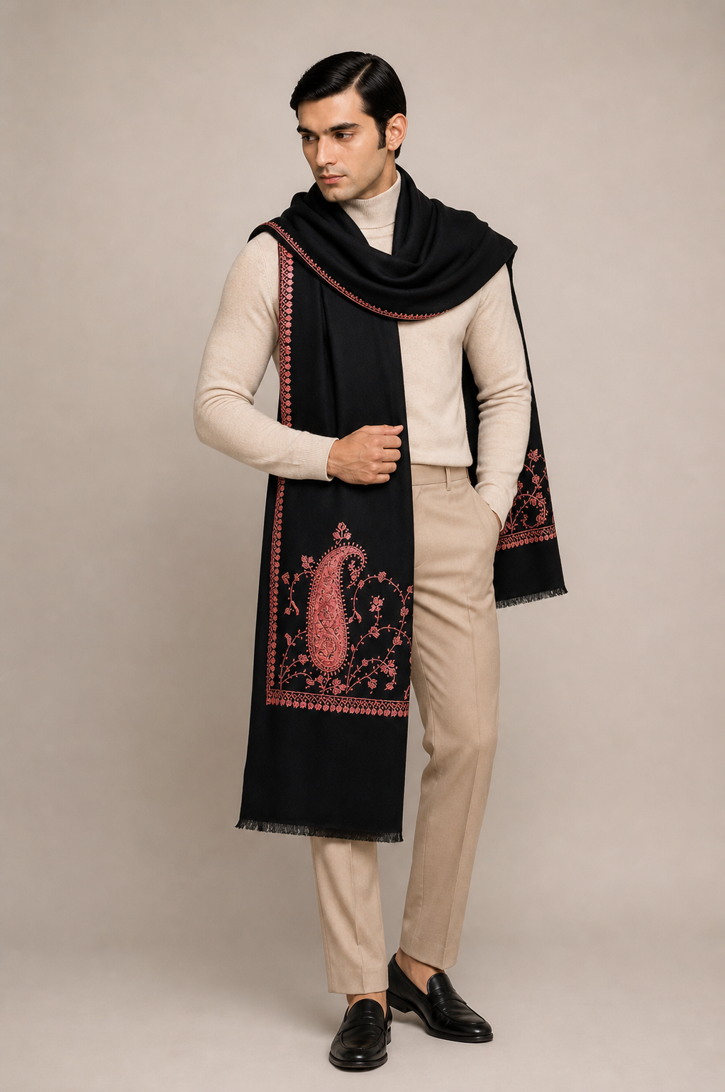 Cashmina Buti - Cashmina Palla Buti Shawl