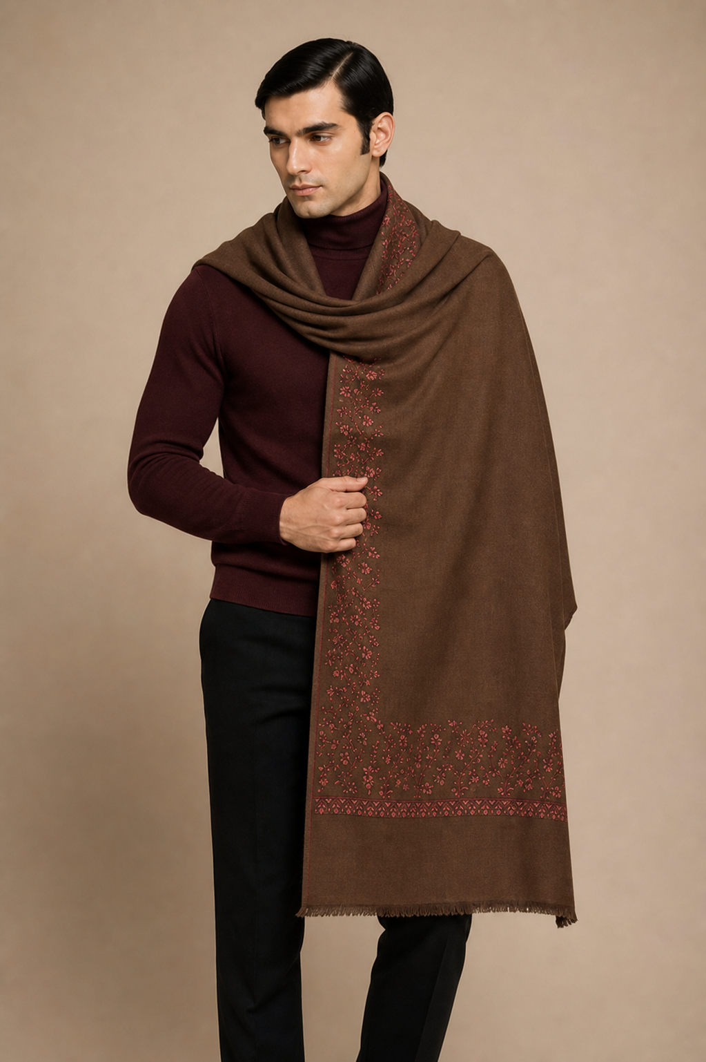 Cashmina Jali - Cashmina Jali Door Shawl