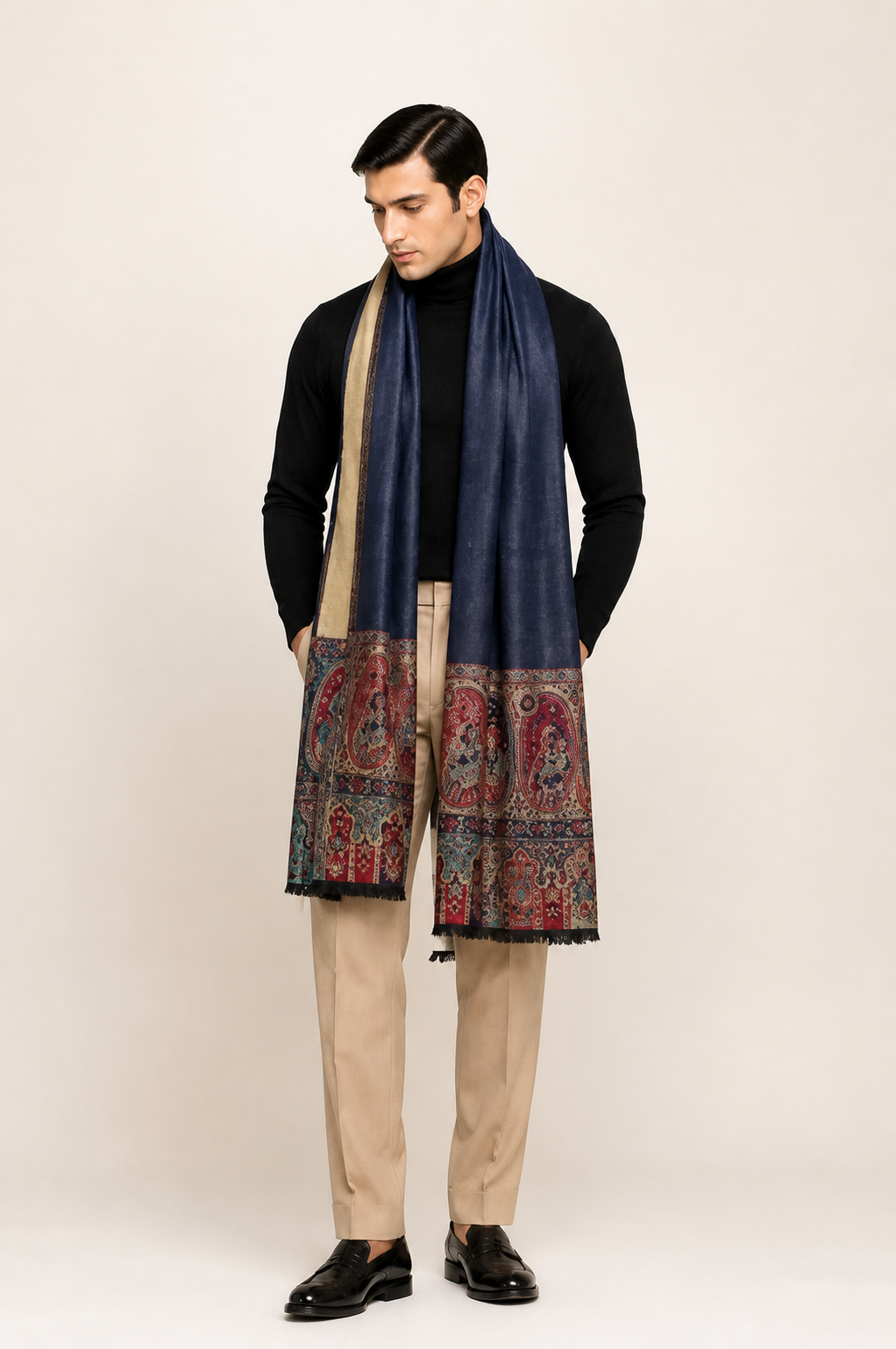 Royal Darbar - Royal Darbar Reversible Stole