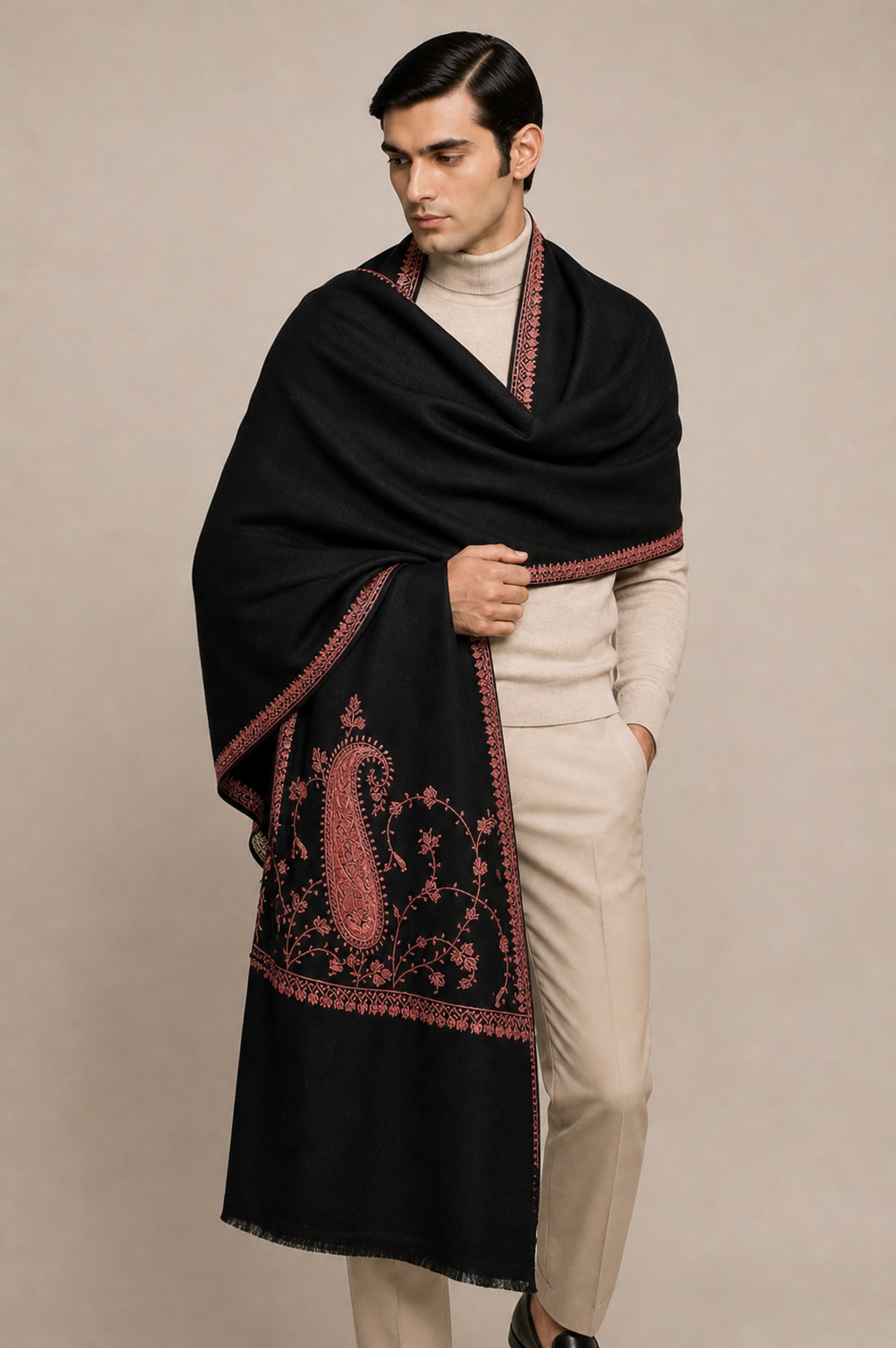 Cashmina Buti - Cashmina Palla Buti Shawl