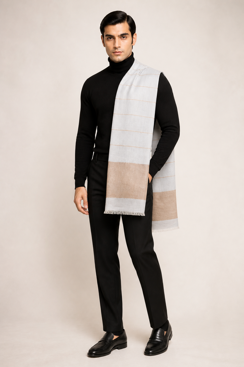 Elegant Palla - Self Palla Stole