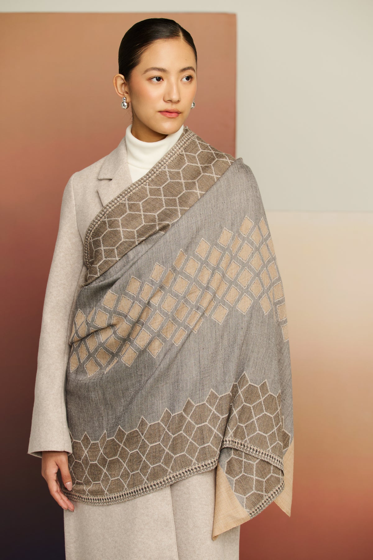 Ikkat - Ikkat Pattern Stole
