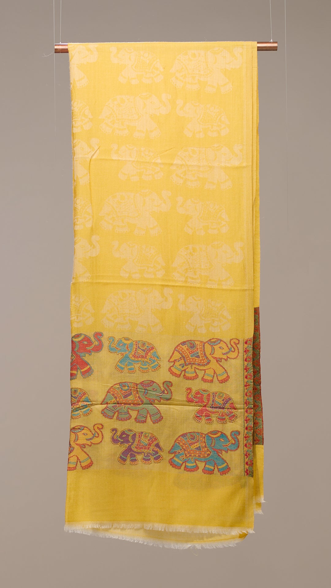 Elephant Line - Elephant Motif Stole