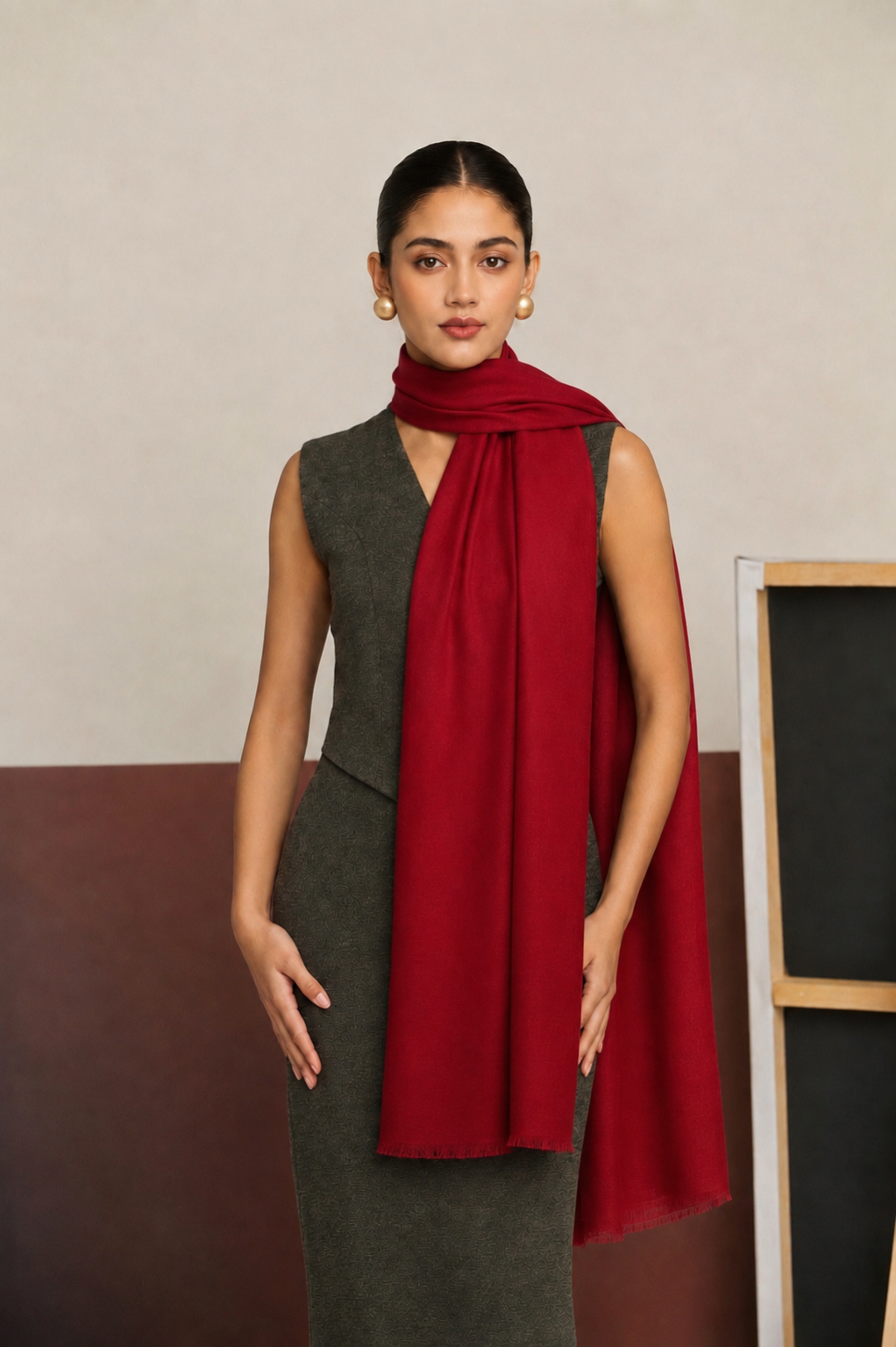 Aurum Plain - Pure Wool Classic Shawl