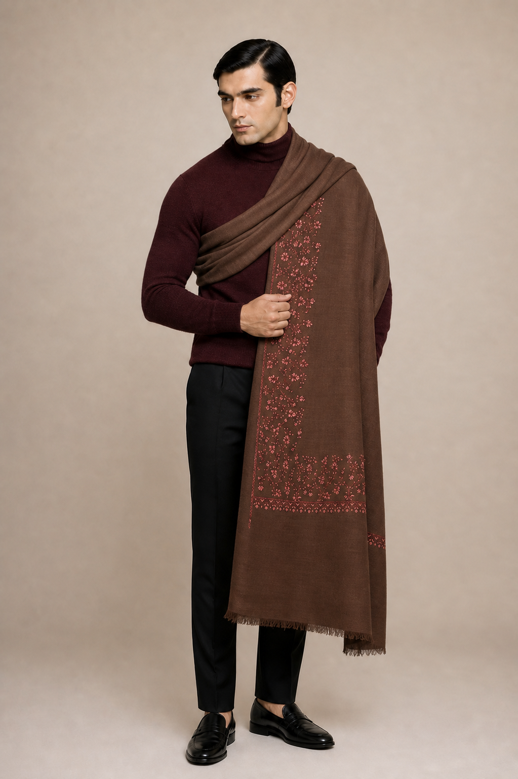 Cashmina Jali - Cashmina Jali Door Shawl