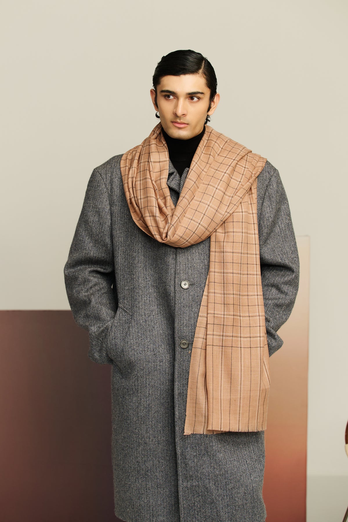Checkmate - Classic Check Shawl