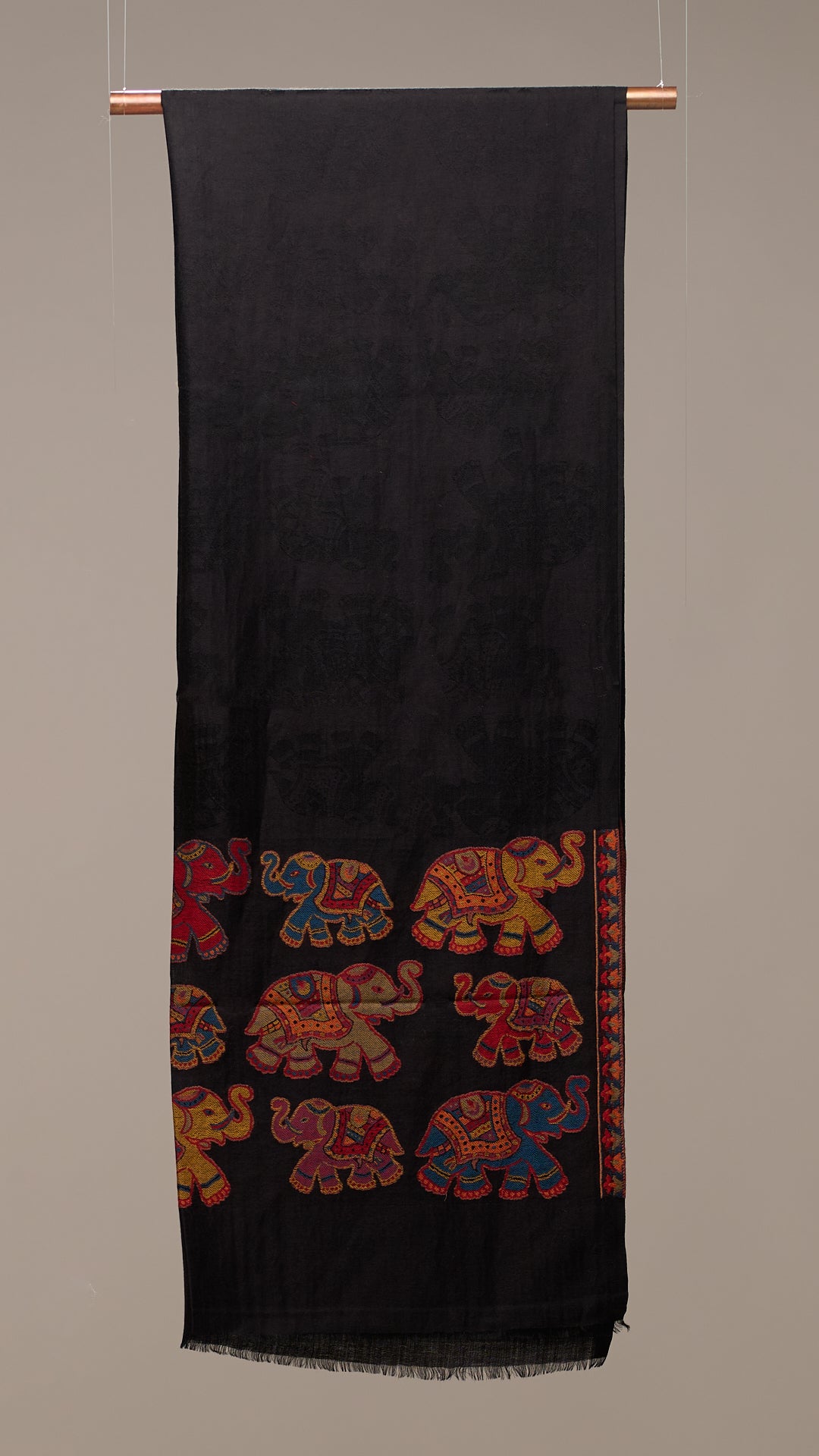 Elephant Line - Elephant Motif Stole